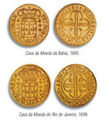 Em 1694, surgiu a primeira Casa da Moeda no Brasil. A ideia era que todas as moedas que circulavam na colônia fossem enviadas à unidade fiduciária para serem transformadas em moedas provincianas