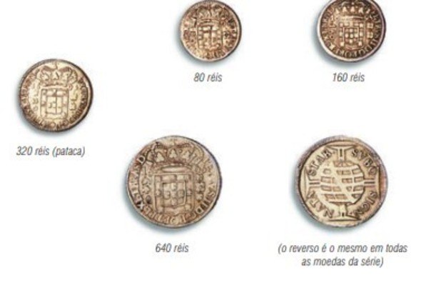 A decisão permitiu o surgimento das patacas. Essas foram as moedas que por mais tempo estiveram vigentes em território nacional. Elas duraram 139 anos, de 1695 a 1834, quando a coroa portuguesa já havia vindo ao Brasil. Os valores eram expressos em réis: 40, 80, 160,
320 e 640 réis