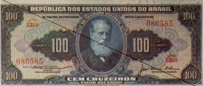 Somente em 1942 o padrão monetário português deu origem a um brasileiro. Os réis cederam lugar ao cruzeiro: 1 cruzeiro correspondia a mil-réis