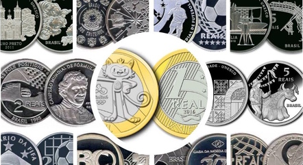 Moedas especiais abordam 28 temas