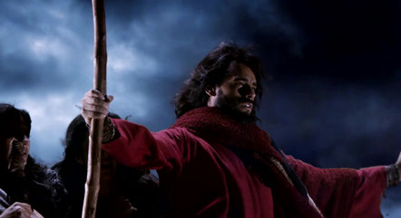 Moisés (Guilherme Winter) em 'Os Dez Mandamentos'