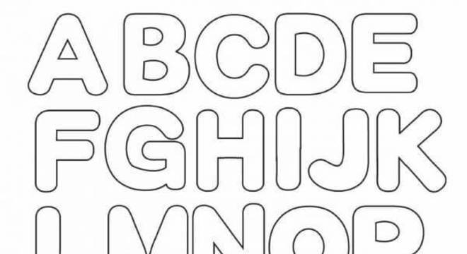 Moldes de letras para imprimir