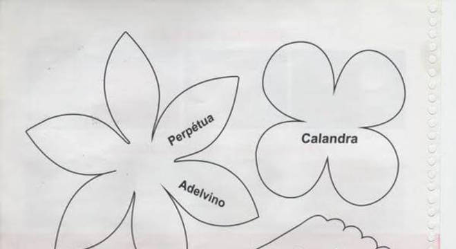 Moldes diversos para flores de EVA