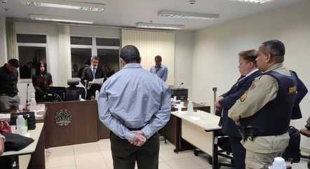 fisiculturista Weldrin Lopes ao receber a sentença
