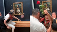 Vídeo do momento exato da 'tortada' no quadro da Mona Lisa viraliza na web; Assista 