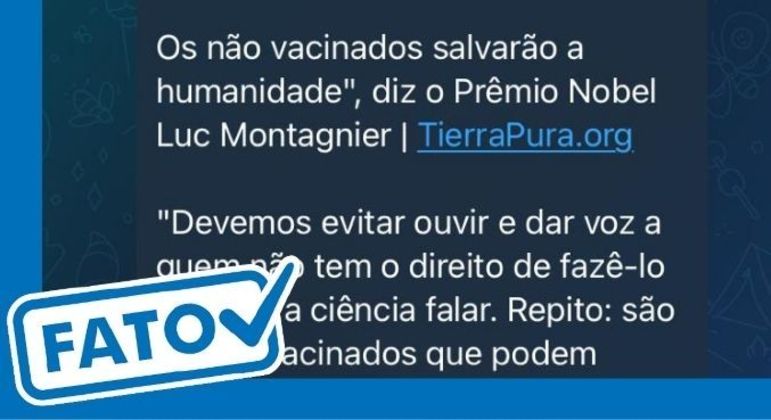 Médico ganhador do Nobel realmente deu essas declarações; Conteúdo da fala, no entanto, é enganoso e desinforma