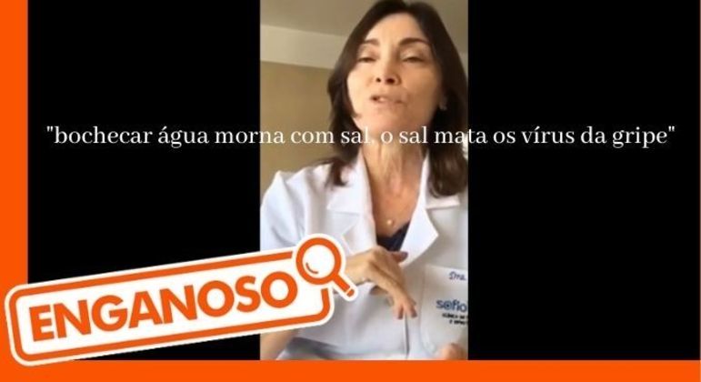 Vídeo de 2012 viralizou nesta semana e traz recomendação ineficaz contra vírus da gripe