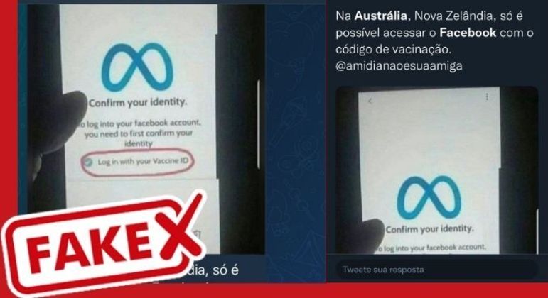 Publicações no Telegram e Twitter traziam informação e imagens falsificadas sobre a rede social Facebook
