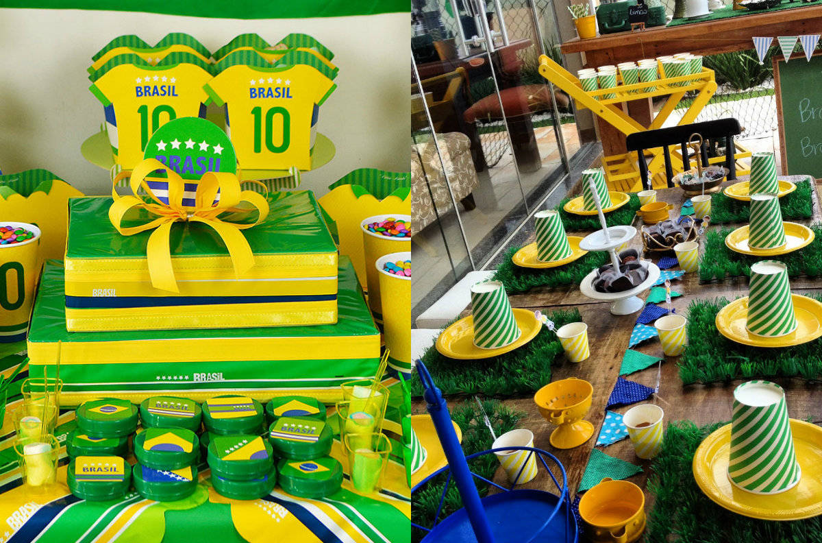 5 ideias de decoração para assistir jogos do Brasil