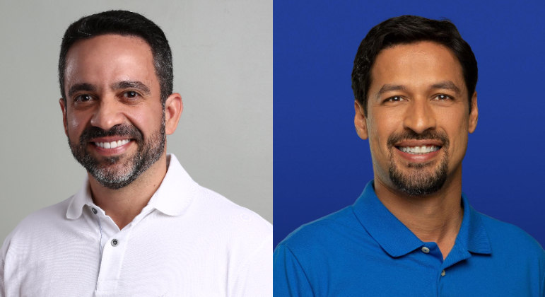 Paulo Dantas (MDB) e Rodrigo Cunha (União Brasil), candidatos ao Governo de Alagoas