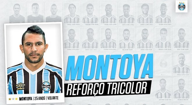 O argentino Montoya, ex-Cruz Azul-MEX, jogará no Grêmio em 2019