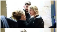 Vídeo antigo mostra mãe de Piqué apertando o rosto de Shakira