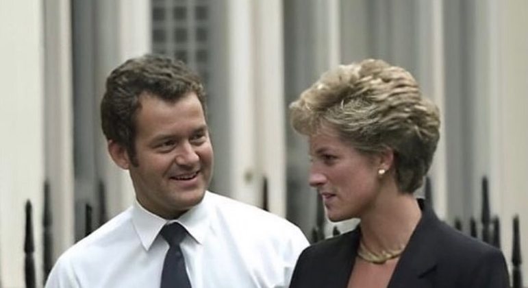 Mordomo Paul Burrell durante o período em que trabalhou para a princesa Diana
