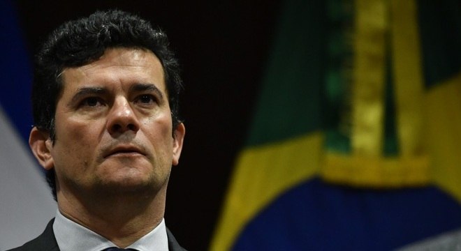 Na imagem, ministro Sergio Moro durante congresso realizado em Brasília