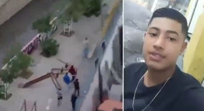 Moradores fizeram protesto após a morte de Guilherme