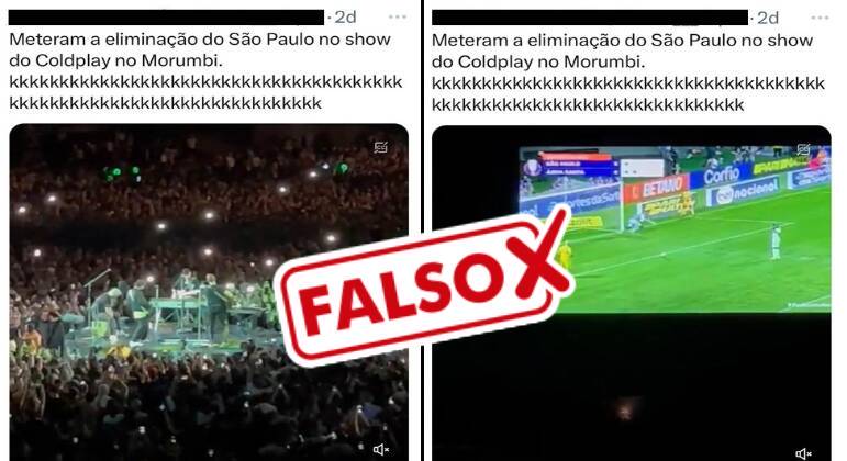 Telões do Morumbi não exibiram jogo do São Paulo durante show do Coldplay