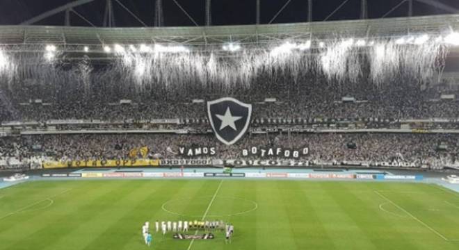 Mosaico do Botafogo, na Libertadores de 2014 (Foto: Reprodução)