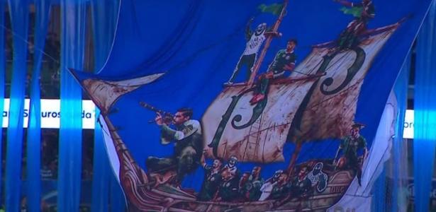 Abel mostrando a direção que o Palmeiras tem de ir. Mosaico impressionante na final do Paulista