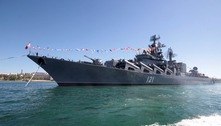 Dois mísseis ucranianos afundaram o Moskva, maior navio de guerra russo, afirmam EUA