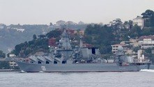 Rússia sofre duro revés na guerra da Ucrânia com naufrágio de cruzador no Mar Negro