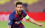 Considerado um dos maiores da história do futebol, Lionel Messi apareceu na terceira colocação dos esportistas, a quinta geral, com R$ 556,4 milhões de salário