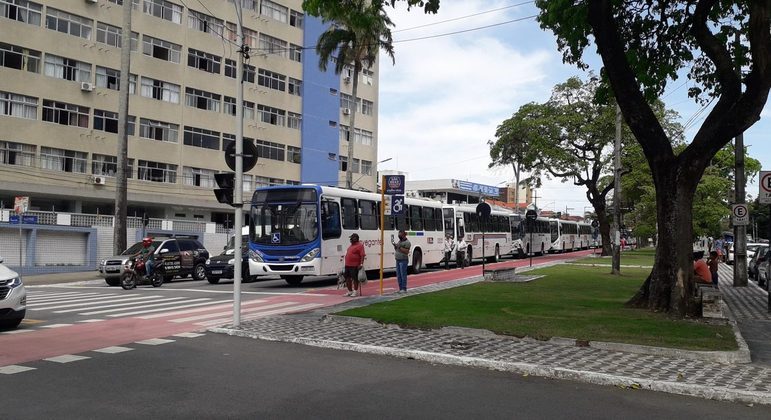 Motoristas, ônibus, João Pessoa, Greve