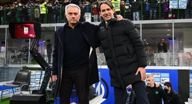 Zé Mourinho e Simone Inzaghi