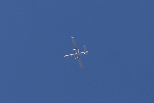 O voo do drone de Israel sobre a Faixa de Gaza