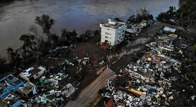 Muçum é o município mais afetado pelo ciclone