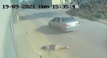 Imagem flagrou momento do atropelamento