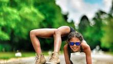 Jovem elástica! Garota de 14 anos quebra recorde com movimentos bizarros com a coluna