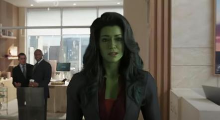 Visual da Mulher-Hulk ainda está meio verde