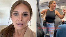 Após viralizar, mulher que teve surto assustador em voo se desculpa: 'Momento ruim'