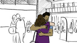 Mulheres de presos são 'condenadas' a mudar rotina  (Arte/ R7)