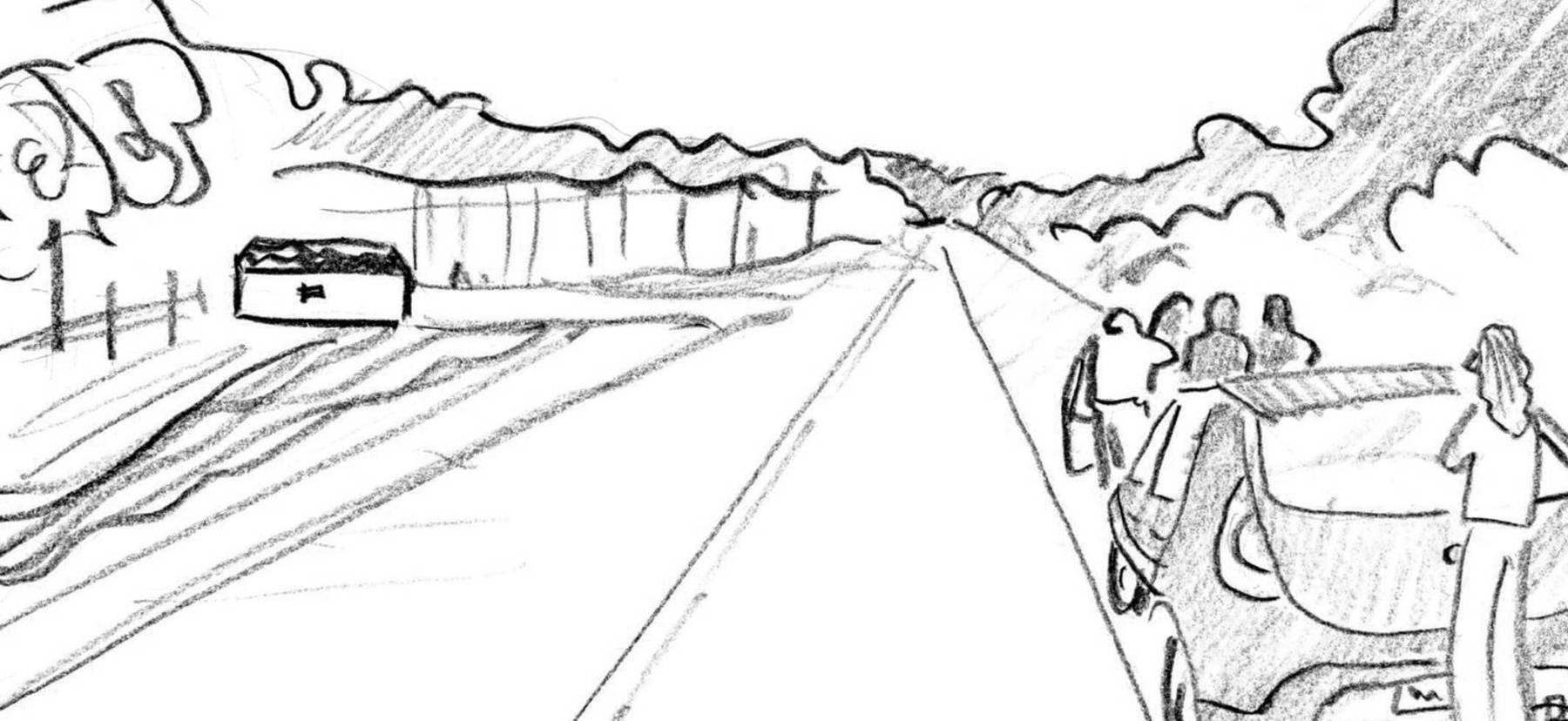 Dividir um Uber com as amigas que também visitarão seus maridos na mesma unidade prisional é uma alternativa de transporte (Arte/ R7)