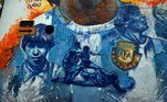 mural Maradona, homenagem Maradona,