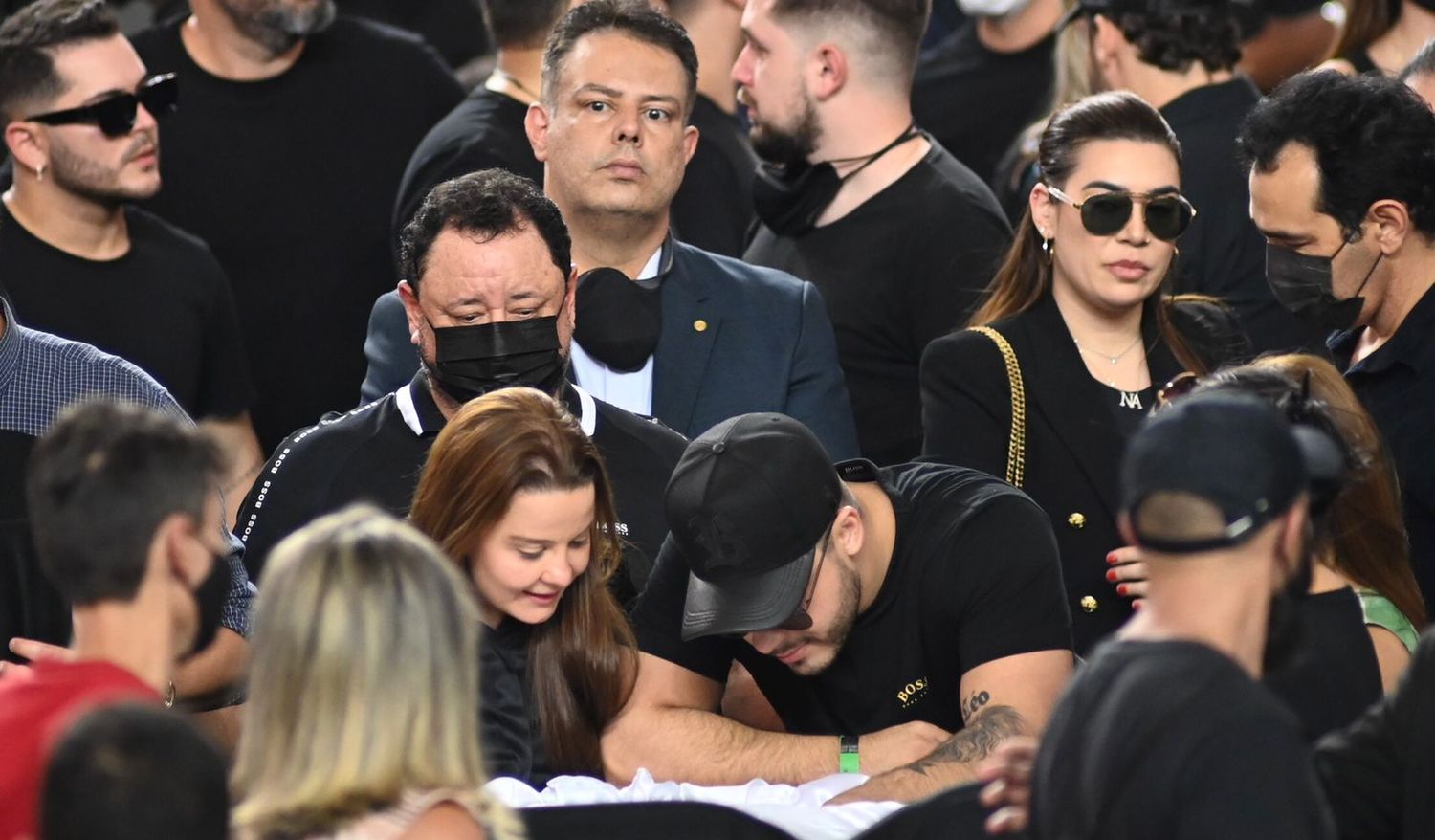 Nesta imagem, o cantor está ao lado da cantora Maiara, dupla de Maraisa