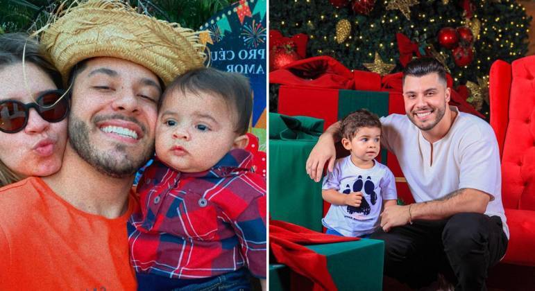 Filho de Marília faz 2 anos e ganha declaração do pai, Murilo Huff
