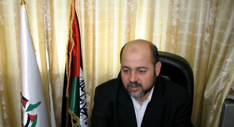 Vice-chefe do gabinete político do Hamas, Musa Abu Marzuq, em imagem de 2006. Líder do grupo terrorista não é visto em fotos há anos
