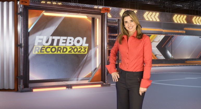 Mylena Ciribelli é um dos nomes que integra a equipe do Futebol Record 2023