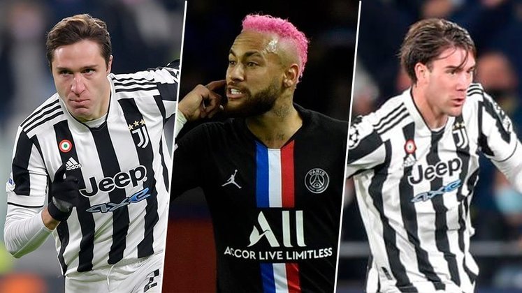 Na Juventus, Massimiliano Allegri espera Chiesa se recuperar de lesão, mas a chegada de Neymar seria importante por conta das recentes saídas de Dybala e Morata