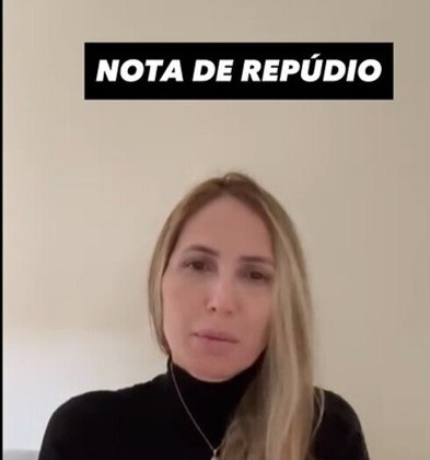 Na nota, Adriana de Araújo alerta que ela e a filha passarão a denunciar os autores dos ataques.