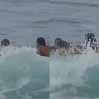 Na quarta-feira (05/04), a surfista norte-americana Sara Taylor divulgou um vídeo em suas redes sociais em que mostrava o brasileiro a agredindo com um soco na cabeça dentro da água.