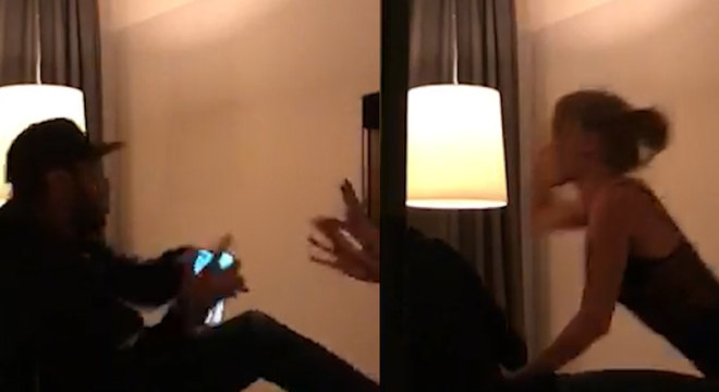 Vídeo mostra briga entre Neymar e Najila Trindade em quarto de hotel, em Paris