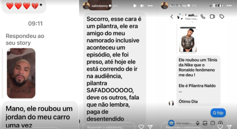 Seguidores de Naldo relatam outros roubos do modelo
