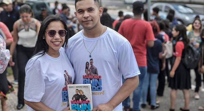 Tatiane Alves e Pedro Henrique Santos leram o livro 'Namoro Blindado'