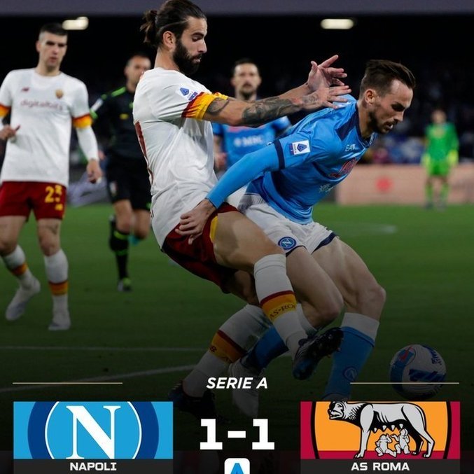 Napoli X Roma, um empate ruim para os dois clubes