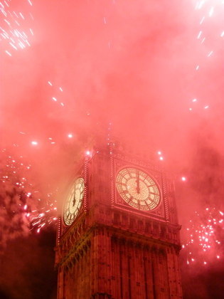 Nas festividades de Réveillon, as estações de rádio e televisão utilizam o som dos sinos do Big Ben para dar as boas-vindas ao novo ano. 