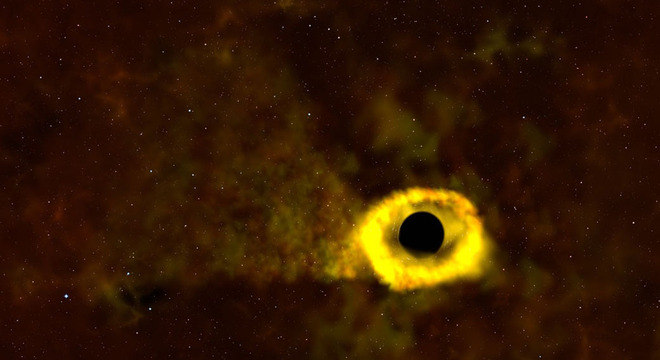 Satélite da Nasa captura momento exato que um buraco negro destrói um estrela 