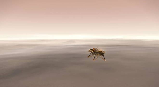 Sonda InSight faz pouso em Marte